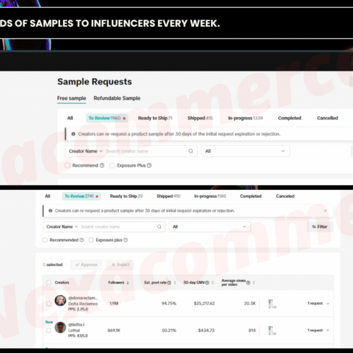 Shipping Thousands of Samples to Influencers Every Week.